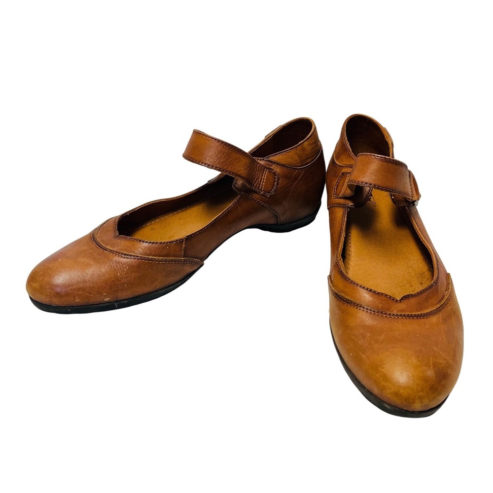 Pikolinos Mary Jane Flats 42 (US 10) Leather Shoes Earthy Academia Granola Artsy